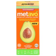 METAVO: Advanced Glucose Metabolism Support With Berberine, 90 vc