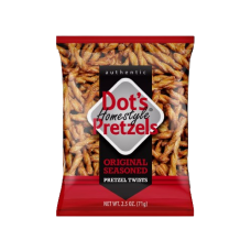 DOTS PRETZELS: Original Seasoned Pretzel Twists, 2.5 oz