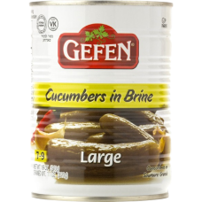 GEFEN: Large Cucumbers In Brine 7-9, 19 oz