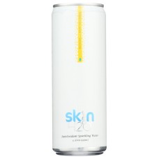 SKN H2O: Antioxidant Sparkling Water Organic Lemon, 12 fo