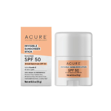 ACURE: Invisible Sunscreen Stick SPF 50, 0.5 oz