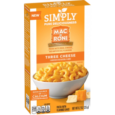 SIMPLY: Mac A Roni Three Cheese, 8.2 oz