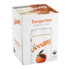 SOVANY: Tangerine Sparkling Water 4Pk, 48 fo