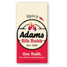 ADAMS RIB RUBB: Rub Rib Spicy, 7.5 oz