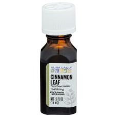 AURA CACIA: Cinnamon Leaf Essential Oil, 0.5 oz