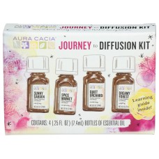 AURA CACIA: Journey To Diffusion Kit Essential Oil, 1 fo