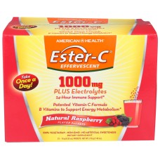 AMERICAN HEALTH: Ester-C 1000mg Effervescent Raspberry, 21 ea