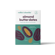 ROLLIN N BOWLIN: Dates Almond Butter Fill, 1.8 oz