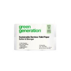 GREEN GENERATION: Bamboo Toilet Paper 12Rl, 1 ea