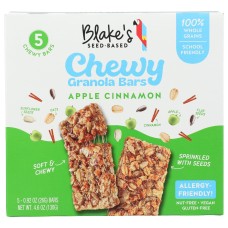 BLAKES SEED BASED: Apple Cinnamon Chewy Granola Bars, 4.6 oz