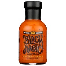 BLONDE BEARDS: Black Magic Buffalo Sauce, 8 fo