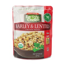 NATURES EARTHLY CHOICE: Organic Barley and Lentils, 8.5 oz