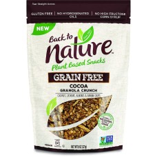 BACK TO NATURE: Cocoa Granola Crunch Grain Free, 8 oz