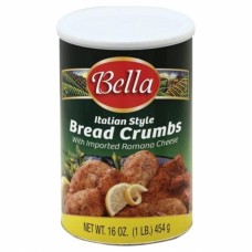 BELLA: Italian Style Bread Crumbs With Imported Romano Cheese, 16 oz