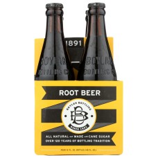 BOYLAN: Root Beer Soda 4 Count, 48 fo