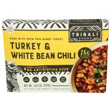 TRIBALI: Turkey and White Bean Chili Meal, 10.5 oz