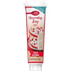 BETTY CROCKER: Decorating Icing Red, 4.25 oz