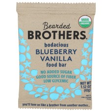 BEARDED BROTHERS: Bodacious Blueberry Vanilla Bar, 1.52 oz