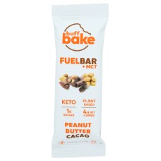 BUFF BAKE: Peanut Butter Cacao Fuel Bar, 50 gm