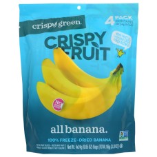 CRISPY GREEN: Banana Crispy Fruit, 3.39 oz