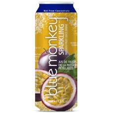 BLUE MONKEY: Sparkling Passion Fruit Juice, 11.2 fo