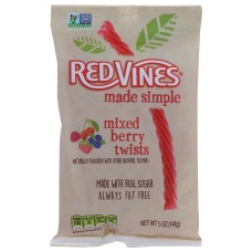RED VINES: Made Simple Mixed Berry Bag, 5 oz