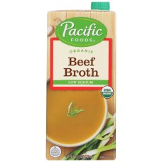 PACIFIC FOODS: Low Sodium Organic Beef Broth, 32 oz