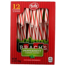 BRACHS: Bobs Red White Mint Canes, 5.3 oz