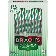 BRACHS: Wintergreen Candy Canes, 5.3 oz