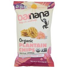 BARNANA: Pink Salt Plantain Chips, 5 oz