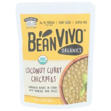 BEANVIVO: Coconut Curry Chickpeas, 10 oz