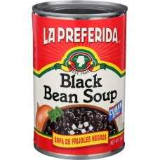 LA PREFERIDA: Black Bean Soup, 15 oz