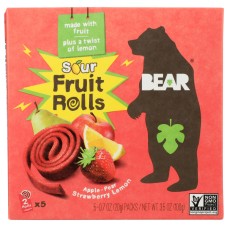 BEAR YOYO: Strawberry Lemon Fruit Rolls, 3.5 oz