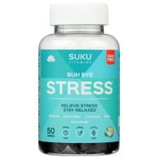 SUKU VITAMINS: Buh Bye Stress Gummies, 50 pc