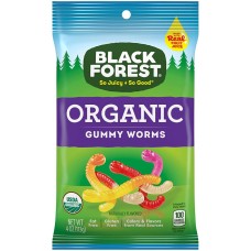 BLACK FOREST: Organic Gummy Worms, 4 oz