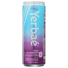 YERBAE: Acai Blueberry Caffeinated Sparkling Water, 12 fo