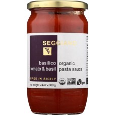 SEGGIANO: Organic Tomato and Basil Pasta Sauce, 24 oz