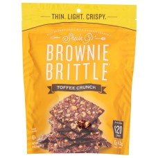 SHEILA GS: Toffee Crunch Brownie Brittle, 5 oz