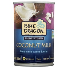 BLUE DRAGON: Unsweetened Coconut Milk, 13.5 oz