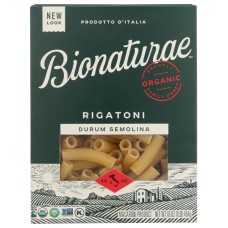 BIONATURAE: Organic Durum Semolina Rigatoni Pasta, 16 oz