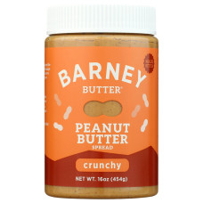 BARNEY BUTTER: Crunchy Peanut Butter, 16 oz BARNEY BUTTER: Crunchy Peanut Butter, 16 oz