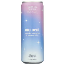 MOMENT: Blackberry Lavender Botanical Soda, 11.5 fo