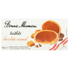 BONNE MAMAN: Chocolate Caramel Tartlets, 4.76 oz