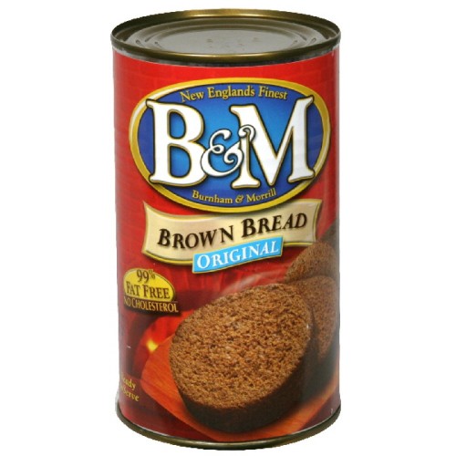 B & M Brown Bread Plain, 16 oz