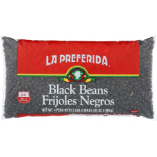 LA PREFERIDA: Black Beans Dry, 2 lb LA PREFERIDA: Black Beans Dry, 2 lb