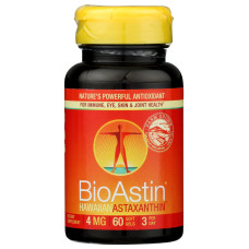 NUTREX: BioAstin Hawaiian Astaxanthin 4mg, 60 sg