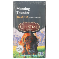 CELESTIAL SEASONINGS: Morning Thunder Black Tea, 20 bg