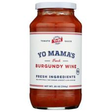 YO MAMAS FOODS: Burgundy Wine Sauce, 25 oz YO MAMAS FOODS: Burgundy Wine Sauce, 25 oz