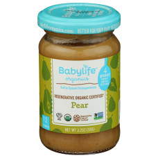 BABYLIFE ORGANICS: Pear Baby Food, 3.2 oz BABYLIFE ORGANICS: Pear Baby Food, 3.2 oz