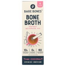 BARE BONES: Thai Coconut Instant Bone Broth 4, 2.4 oz